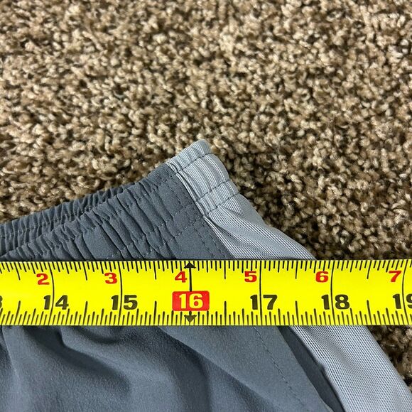 Nike Gray Basketball Shorts Men’s XL Single Swoosh Y2K Sportswear Training - Picture 8 of 12